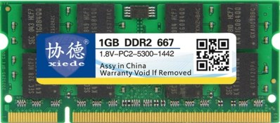 Resim Sones Dizüstü Bilgisayarlar İçin Xıede X024 Ddr2 667mhz 1gb Genel Tam Uyumluluk Bellek Ram Modülü 