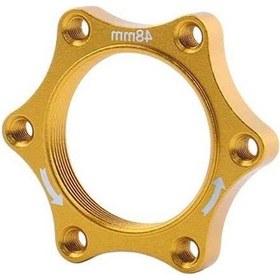 Resim Ganzhoushop Yurt Yıkayıcı Rotor Ön Mm Hub Flanş Dişli Dışından Bisiklet Arka Alüminyum Altın Alaşım Adaptörü A 48 / - Pb A 