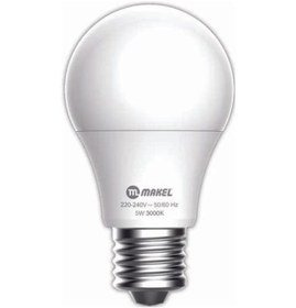 Resim Makel 5W Led Ampul 6500K Beyaz Işık 