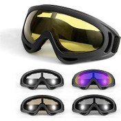 Resim Araba Sürücüleri İçin Gece Görüş Gözlükleri Açık Hava Motosiklet Rüzgar Geçirmez Gözlükler Spor Taktik Harley Maskesi Moto Gözlükleri B 