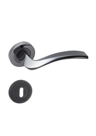 Resim Arpat Trend Yuvarlak Rozetli Oda Kapı Kolu Effect Füme 