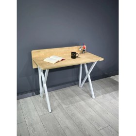 Resim Hey Modüler Mobilya Rüya Safir Beyaz Ayak Çalışma Masası 