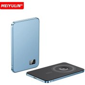 Resim 10000 Mah Kablosuz Güç Bankası Manyetik Şarj Cihazı İos Uyumlu Watch İçin Usb C Blue 5000mah Mavi 