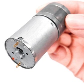 Resim Genel Markalar 24v 1000rpm Jga25-370 Redüktörlü Dc Motor Metal Dişli Yüksek Tork Kuvvet 25mm Robot Oyuncak Rc 