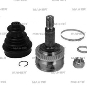 Resim MAHER Aks Kafası Dış Tucson 04-10 / Sportage 05-10 / Dızel A-t / M-t Abslı 48 Dış / 27x25x62 / 156mm Mhr-0 