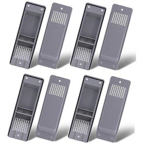 Resim Konteyner Havalandırma Kiti - Kargo Depolaması İçin 8 Parçalı Ağır Hizmet Tipi Hava Akış Menfezleri Gri 