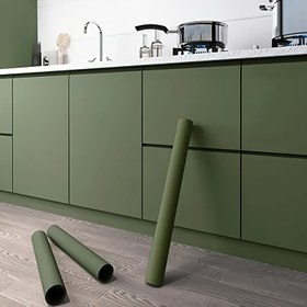 Resim Kolay Yapıştır & Soyulabilen Vinil Duvar Kağıdı Rulosu - Dokulu, Su Geçirmez Kendinden Yapışkanlı Mutfak, Banyo, Oturma Odası Dekoru - Yıkanabilir Ev Yenileme Duvar Kaplaması 