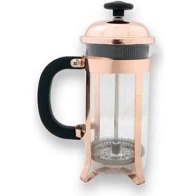 Resim Epinox Coffee Tools French Press 350 ml Kırmızı Altın (DÜZ-350B) 