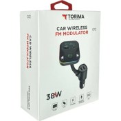 Resim Torima G12 Bluetoot Fm Transmitter Fm Verici 38W Pd Giriş Microsd Kart Girişi 