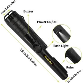 Resim Su Altı Altın Metal Dedektörü Ip-67 10 Feet+Pil Siyah 