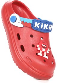 Resim Kiko Kids Printed Eva Plaj Havuz Okul Kreş Kız Çocuk Terlik 