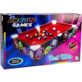 Resim Nessiworld Ledli Masaüstü Bilardo 50x30 Cm 