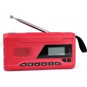 Resim Ganbao Abd 4500 Mah Taşınabilir Radyo El Krank Güneş El Radyosu Güneş Krank Am/fm/noaa Hava Radyo Acil Durum El Feneri 4500 Mah Meyilli (Yurt Dışından) 