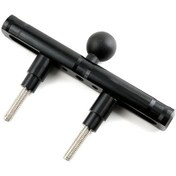 Resim Fochsia Siyah Cnc Alüminyum Motosiklet Çok Fonksiyonlu Telefon Tutucu Ve Gidon Genişletme Çubuğu - Yamaha/kawasaki/honda/ktm/ducati/wuji/cfmoto 