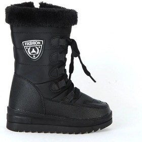 Resim Tuğba Ortopedi 995 Kadın İçi Tüylü Kar Botu Siyah 