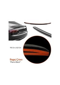 Resim Carpi Megane 4 Bagaj Üstü Spoiler 115 Cm Bagaj Çıtası Piano Black 