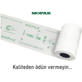 Resim 80x40 Termal Rulo Adisyon Yazarkasa Pos Fiş Bilgi 80 40 Yemek Fişi Termal Rulosu 1paket 10rulo 