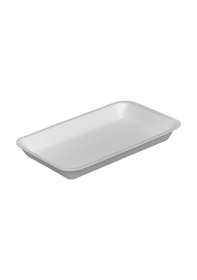 Resim Tek Kullanımlık Mod 2 - 500 Gr. Beyaz Köpük Kase Tabak - 18x13x3 Cm. - 30 Adet Beyaz 