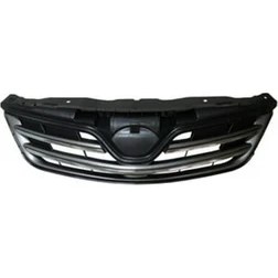 Resim TŞT 2010 - 2013 Toyota Corolla E150 Ön Panjur Siyah (Nikelaj Kaplamalı) (Üst Koruma Plastikli) (Fpı) (Oem NO:5311102909) 
