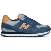 Resim Hammer Jack 102 19250-m Peru Mavi-turuncu %100 Hakiki Deri Erkek Spor Ayakkabı Çok Renkli 