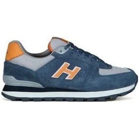 Resim Hammer Jack 102 19250-m Peru Mavi-turuncu %100 Hakiki Deri Erkek Spor Ayakkabı Çok Renkli 