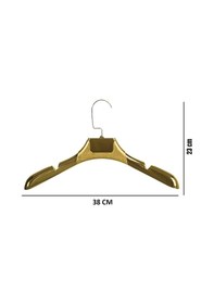 Resim 20adet İtalyan Kanca A Kalite Gold Kaplama Plastik Ceket Askısı B Altın 