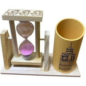 Resim Kum Saatli Kalemlik 