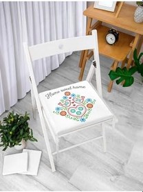 Resim RealHomes Özel Tasarım Fermuarlı Sandalye Minderi, RH-Frm2279 
