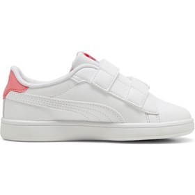 Resim Puma Smash 3.0 Badges Çocuk Spor Ayakkabı 397286 01 Beyaz 