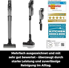 Resim Fakir Pure Clean WD 9 3in1 Islak Kuru Şarjlı Dikey Süpürge 