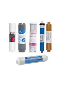 Resim Açık Kasa Su Arıtma Cihazı 6'lı Filtre Seti Vontron Membranlı (Mineral Filtreli) 