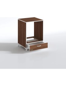 Resim Kenzlife ankastre modülü kabini azot cvz fırın ocak dolabı çekmeceli ayaklı sabit tabla 