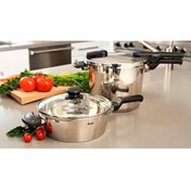 Resim Fissler Vitaquick 6+3.5 lt Düdüklü Tencere 2 Li Set 