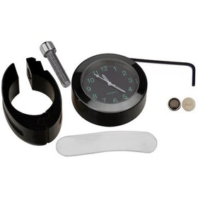 Resim Motosiklet Bisiklet Elektrikli Araçlar İçin Cnc Alüminyum Kilitli Sap Kronometresi, Ip67 Su Geçirmez, Siyah - 22-25mm Uyumlu 