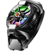 Resim Coofbe Kablolu Soğutma Levhalı 18W Ultra Hızlı Motorlu Telefon Soğutucu Radyatör iOS Android Uyumlu 