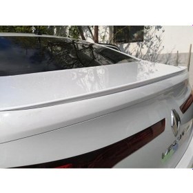 Resim Renault Megane 4 Sedan Kasa Bagaj Üstü Spoiler Parlak Beyaz 
