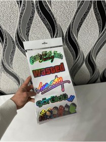 Resim Hologram Kart HOLOGRAMLI ETİkET ARABA ARKA CAM YAZILARI HOLOGRAMLI YENi 