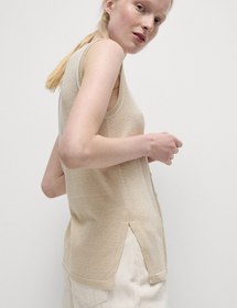 Resim Regular Fit V Yaka Süveter - Sarı / S 