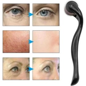Resim Dermaroller Titanyum 540 Iğneli 1 mm Saç Kaş Sakal Serum Kullanıma Uygun 