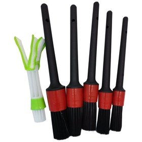 Resim Oto BakÄ±m FÄ±rÃ§a Seti 6'lÄ± Set 