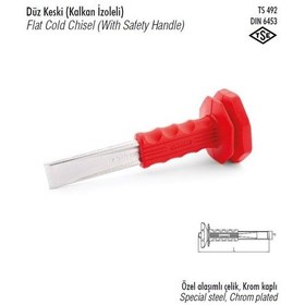 Resim İZELTAŞ 5500231300 Düz Krom Keski 300 mm(Kalkan İzoleli) 