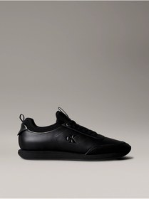 Resim Calvin Klein Erkek Marka Logolu Kalın Tabanlı Elastık Bağcıklı Günlük Kullanıma Uygun BLACK Sneaker 