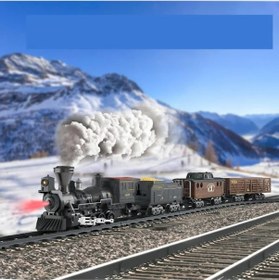 Resim Buharlı Işıklı Ve Sesli Oyuncak Tren Buharlı Tren 