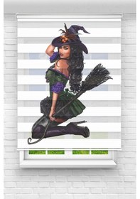 Resim Perdecizade Enxboy Cadı1 Dijital Baskılı Zebra Perde-cocuk Odası-stor Perde Pz-2573 Renkli 