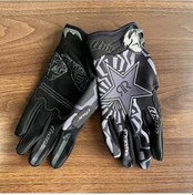 Resim Xuweiwei Black Gray L Bisiklet Eldiveni Kadın Erkek Outdoor Spor Motor Offroad Dağ Bisikleti 