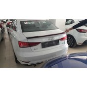 Resim Audi a3 led bagaj üstü spoiler sedan piano black 2013 / 2019 