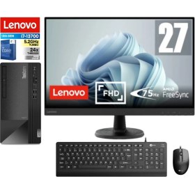 Resim Lenovo Thinkcentre Neo 50T Gen4 Intel I7 13700 8gb 512GB SSD Freedos 27" Fhd Monitör Masaüstü Blgisayar 512JB005ATR02+ZETTAUSBBELLEK 
