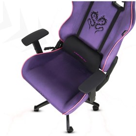 Resim Rio Plus Balerion Terletmez Kadife Kumaş Mor Gaming Oyuncu Koltuğu -3 Mor 