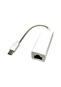 Resim Type-c Usb Rj45 Ethernet 10/100 Çevirici Adaptör Win10/mac/linux 