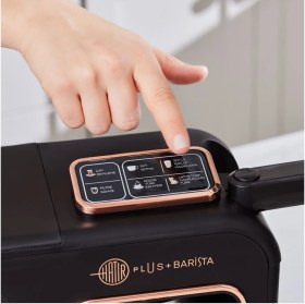 Resim Karaca 6 Sı 1 Arada Konuşan Latte Cappuccino ve Közde Türk Kahve Makinesi 10 Fincan Kapasiteli, Quick Clean Teknolojisi 